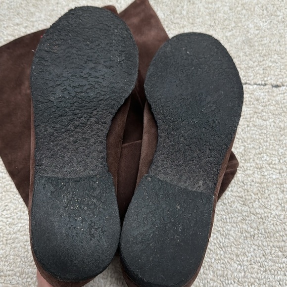 Kors brown suede long boot with rubber sole - Picture 5 of 6